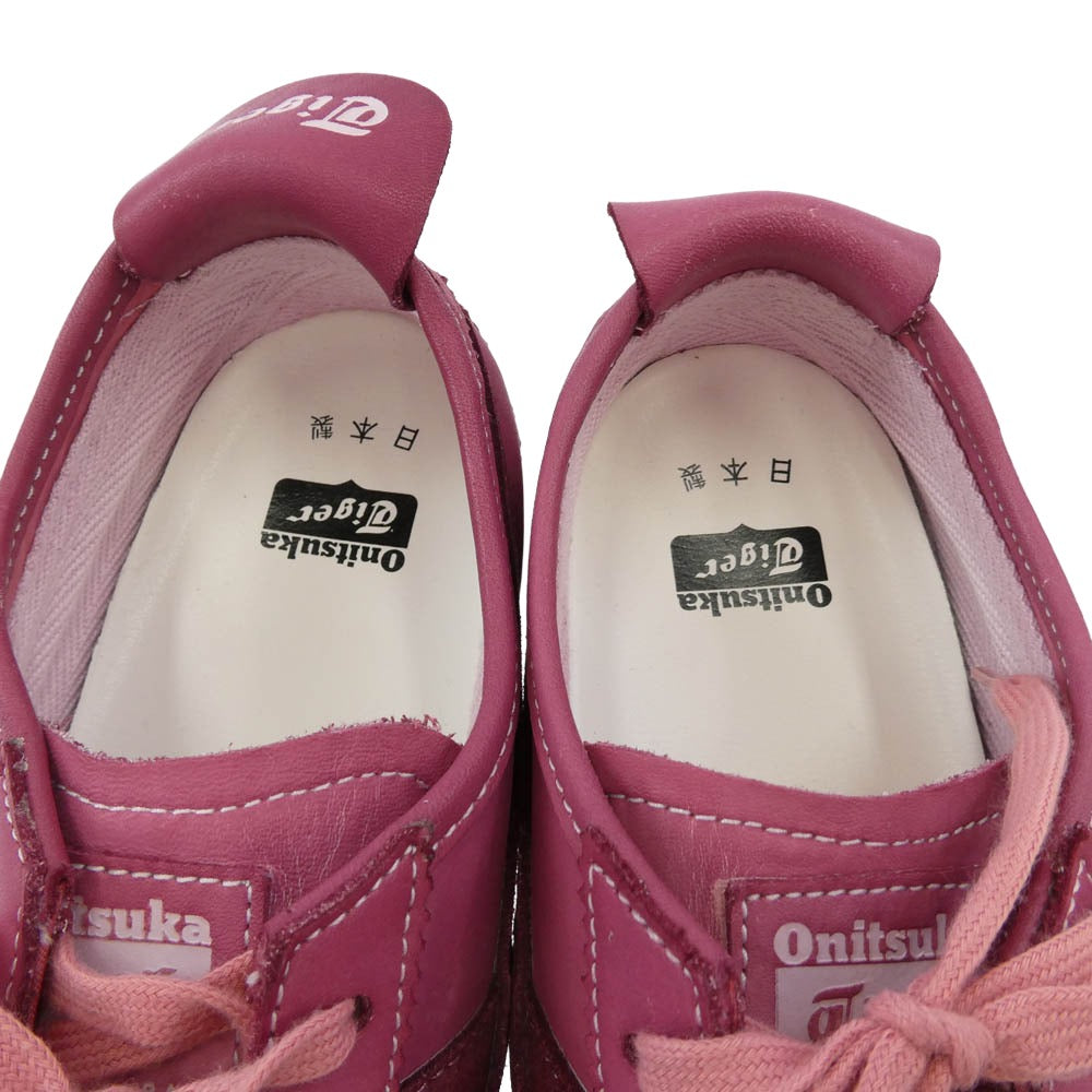 ONITSUKA TIGER オニツカタイガー 1183C407-700 NIPPON MADE Mexico 66 NM Ginger Peach Dark Cherry ローカット スニーカー ピンク系 25.5cm【極上美品】【中古】