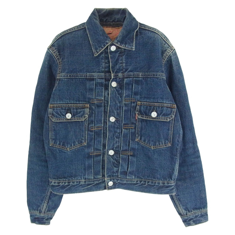 Denime ドゥニーム 2nd ブランケット付 デニム ジャケット インディゴブルー系 S【中古】