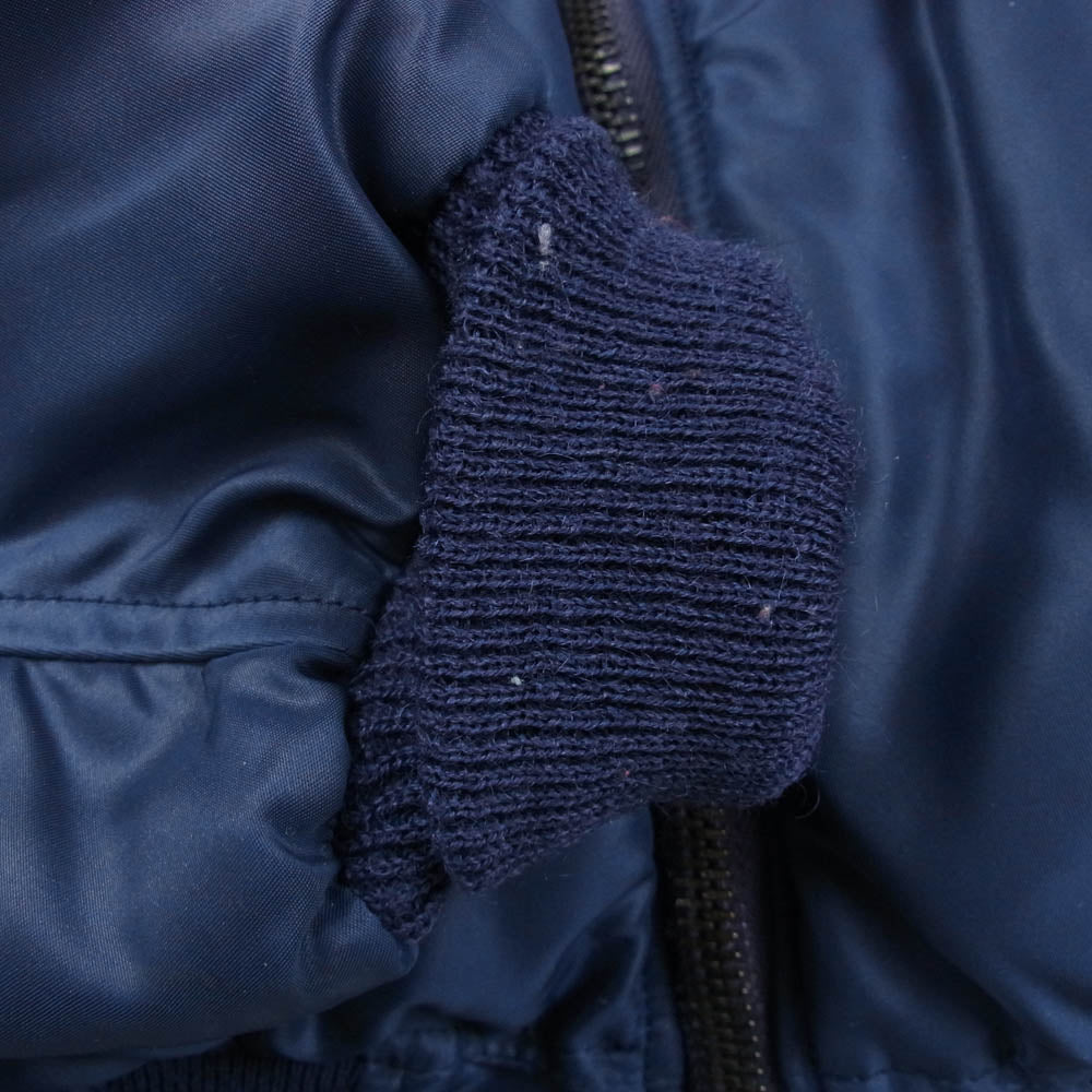 The REAL McCOY'S ザリアルマッコイズ TYPE B-15C MODIFIED モディファイド ミリタリー フライト ジャケット ネイビー系 34【中古】