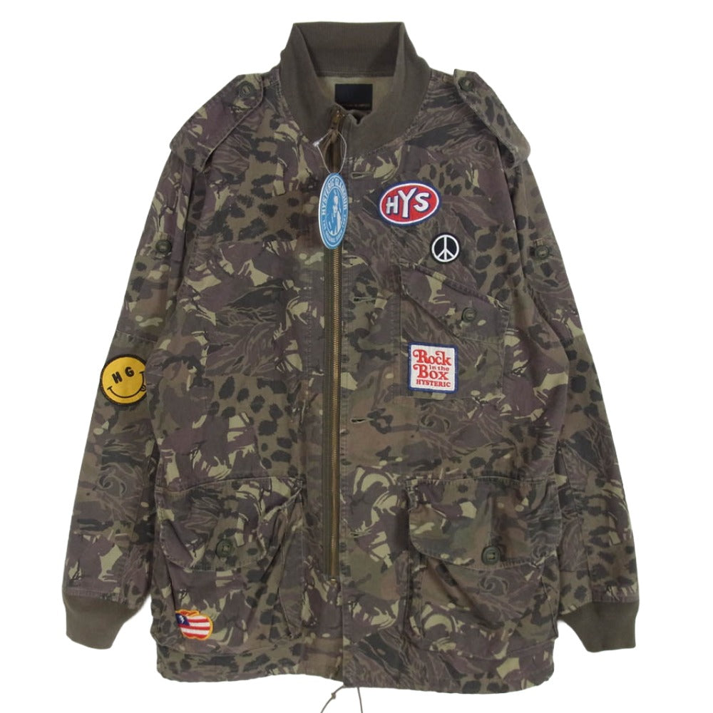 HYSTERIC GLAMOUR ヒステリックグラマー 20SS 02201AB03 アーミーリメイクフィールドジャケット カーキ系 M【中古】