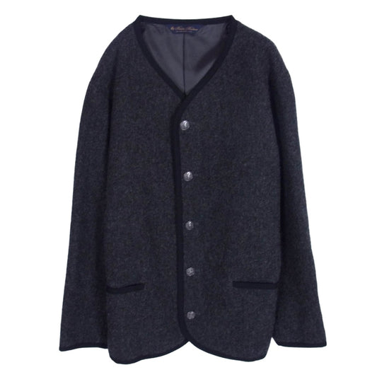 Brooks Brothers ブルックスブラザーズ 100211759 ボイルドウール リバーシブルボタン チロリアン ジャケット ダークグレー系 L【中古】