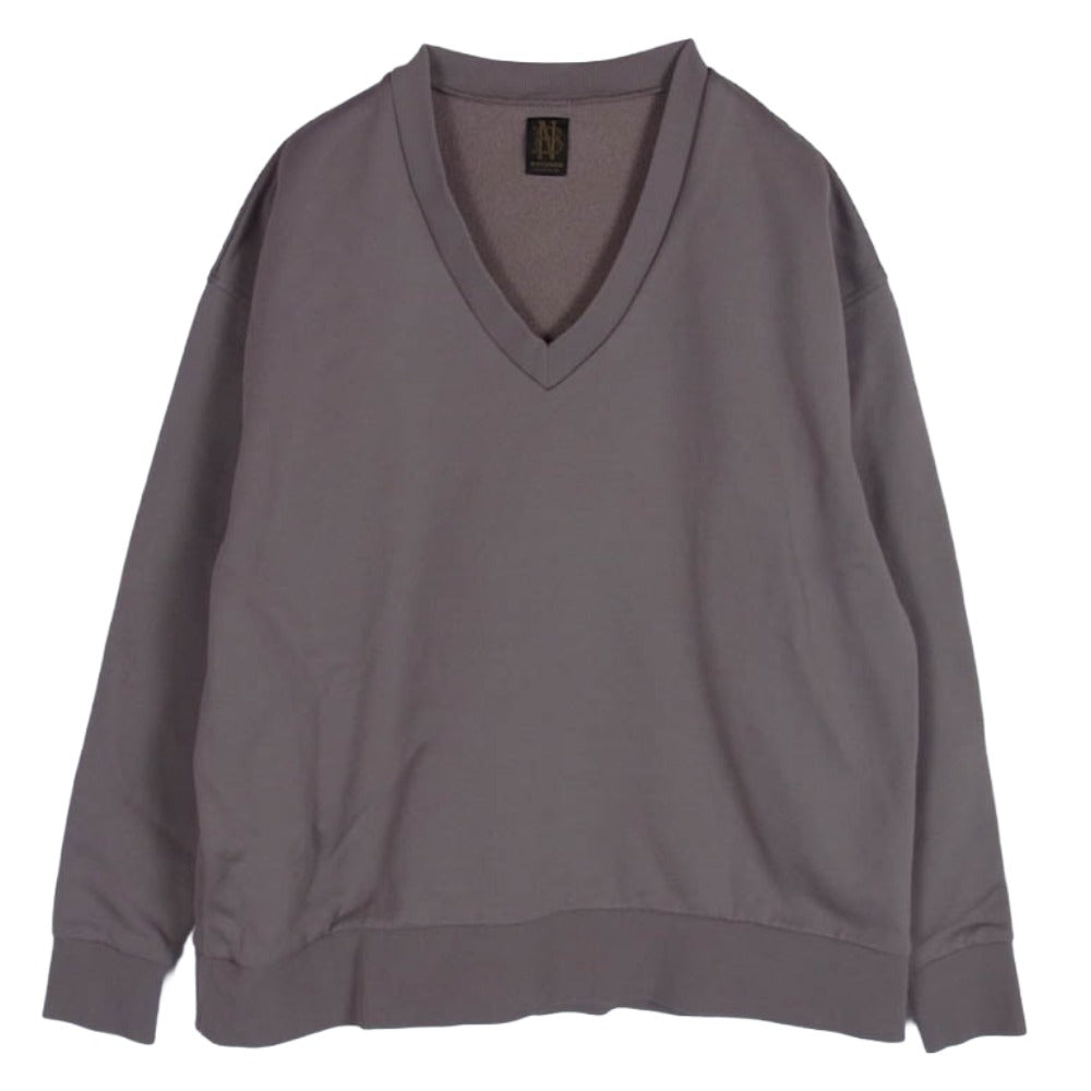 バトナー BN-22SM-061 Vネック プルオーバー スウェット ブラウン系 1【中古】
