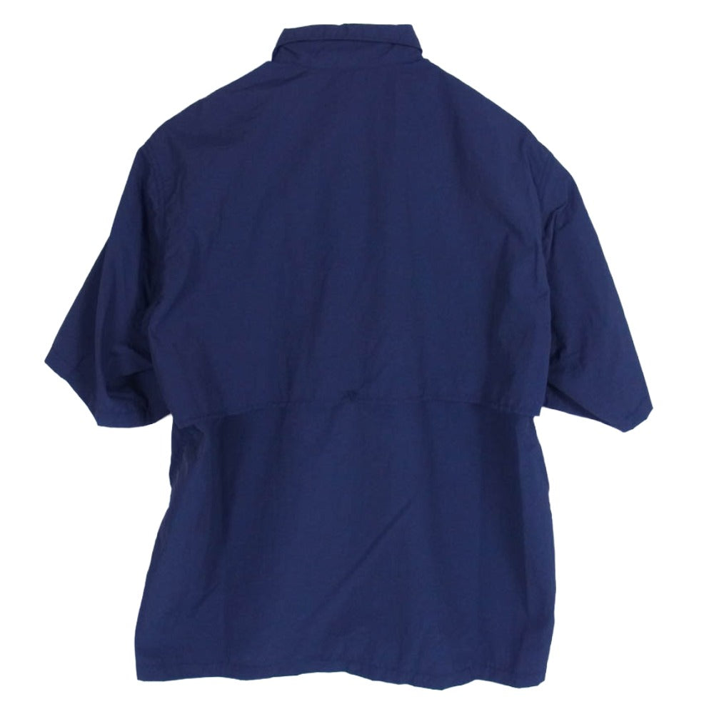 THE NORTH FACE ノースフェイス NT3210N PURPLE LABEL パープル レーベル FIELD H/S SHIRT ハーフ スリーブ 半袖 シャツ ネイビー系 S【中古】