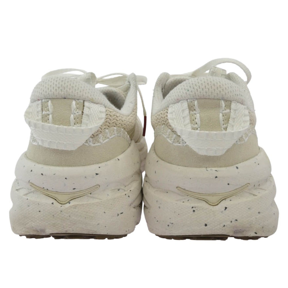 HOKA ONE ONE ホカ オネオネ 1162131 U BONDI VIBRANT BLOOM BONDI B3LS ボンダイ ビブラント ブルーム スニーカー ベージュ系 オフホワイト系 26cm【中古】