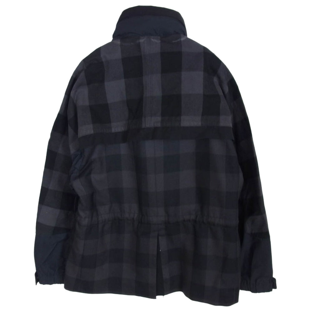 Sacai サカイ 22SS 22-02698M バッファローチェック ブルゾン ジャケット ブラック系 2【中古】
