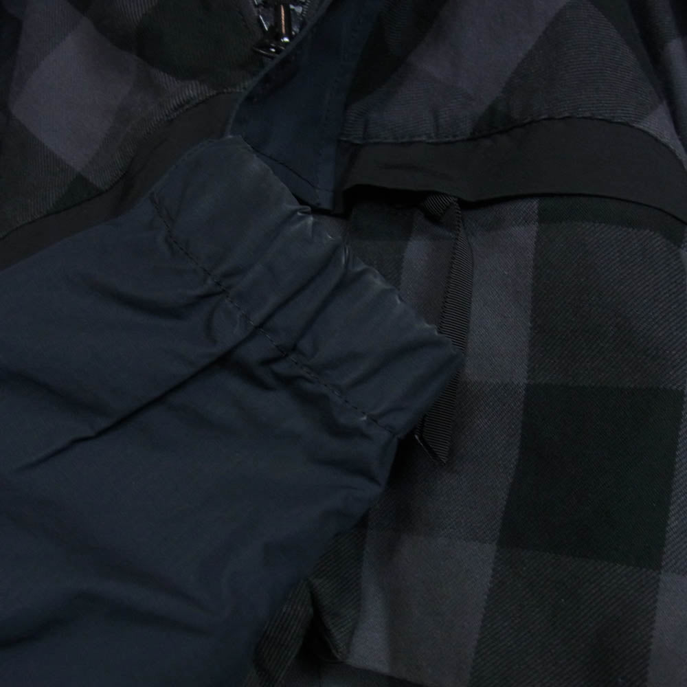Sacai サカイ 22SS 22-02698M バッファローチェック ブルゾン ジャケット ブラック系 2【中古】