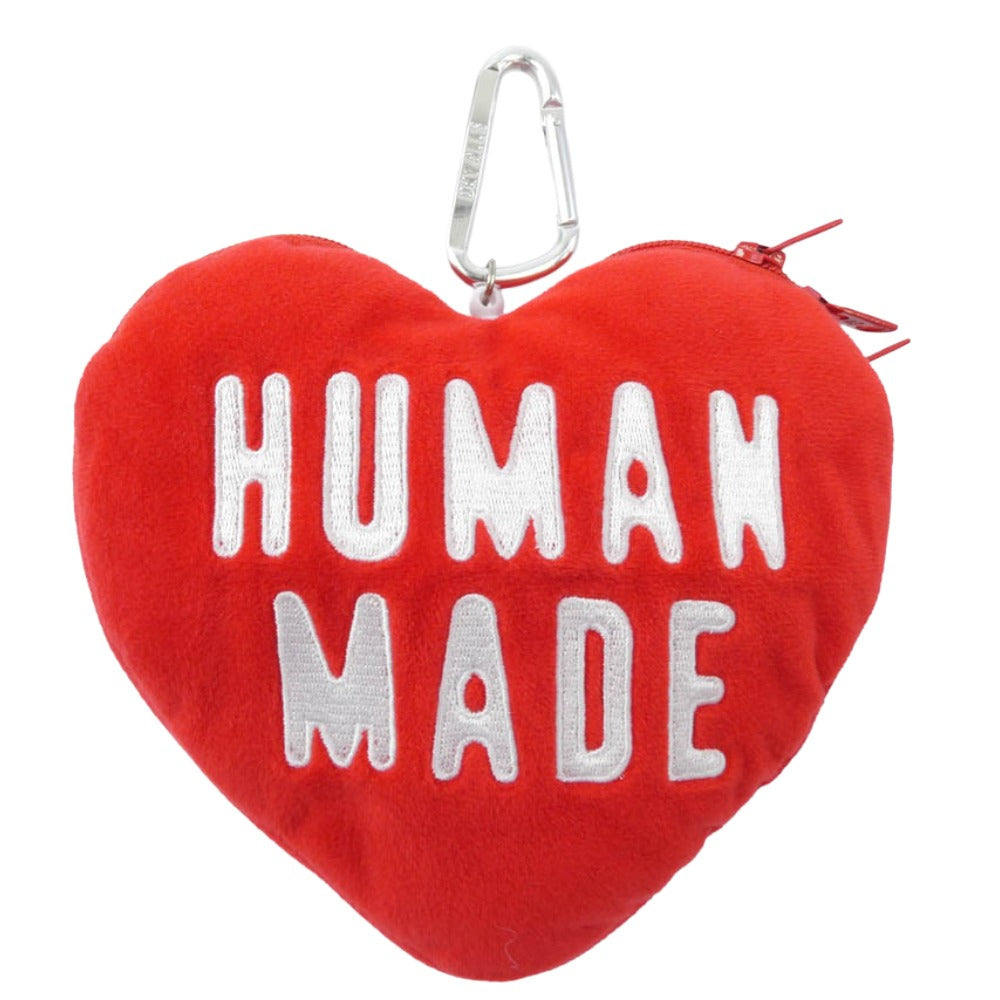 HUMAN MADE ヒューマンメイド 23SS HM25GD108 HEART PASS HOLDER ハート パス ホルダー パスケース カードケース レッド系【極上美品】【中古】