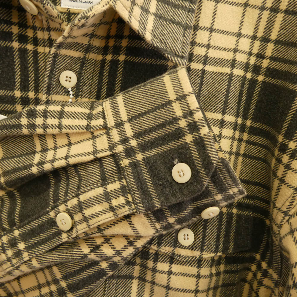 VISVIM ビズビム 24AW 124205011012 PIONEER CHECK L/S パイオニア チェック 長袖 シャツ ベージュ系 2【極上美品】【中古】