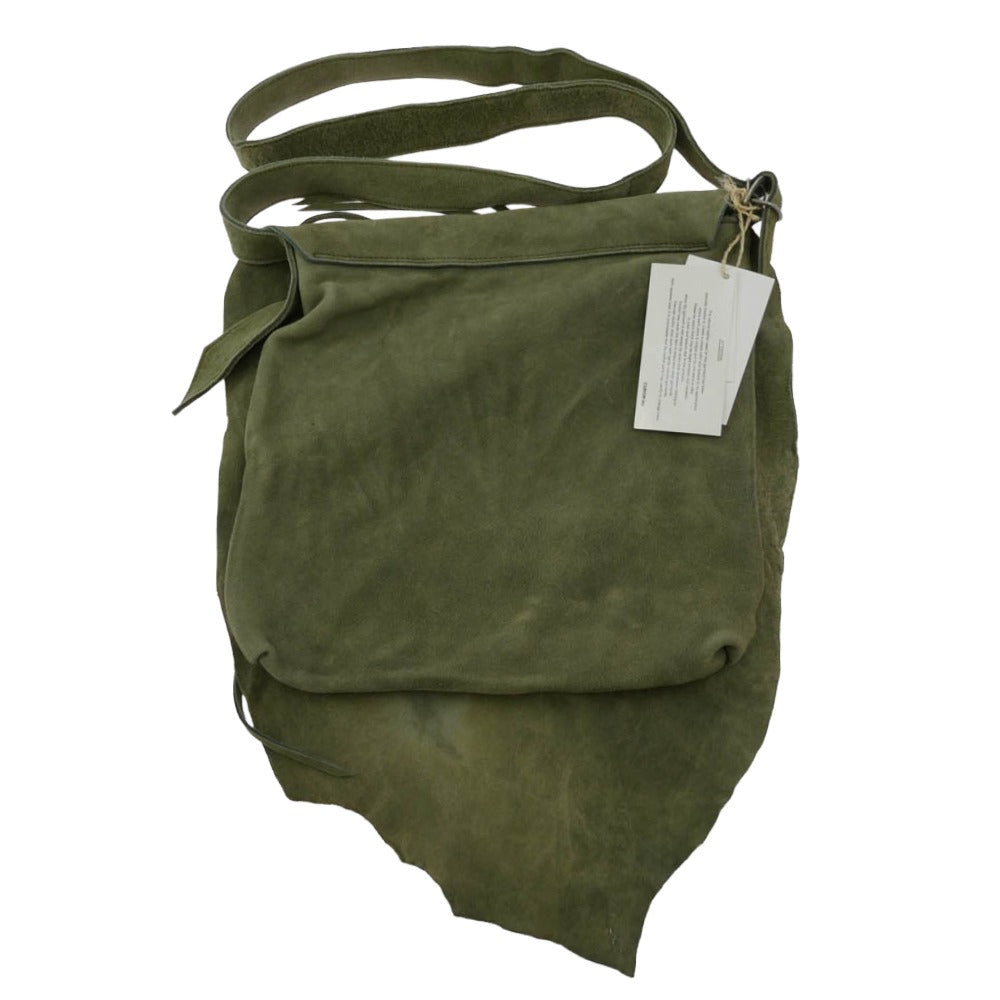 VISVIM ビズビム 0225903003008 DEERSKIN SHOULDER BAG ショルダーバッグ グリーン系【美品】【中古】