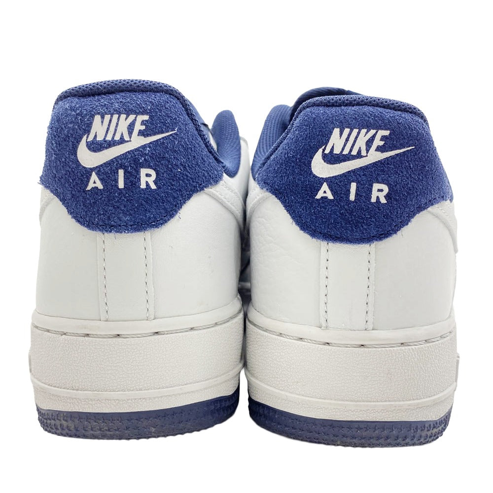 NIKE ナイキ HM9483-001 AIR FORCE 1 '07 LV8 PHOTON DUST PHOTON DUST-OBSIDIAN AF1 エアフォースワン ローカット スニーカー ホワイト系 ネイビー系 24cm【中古】