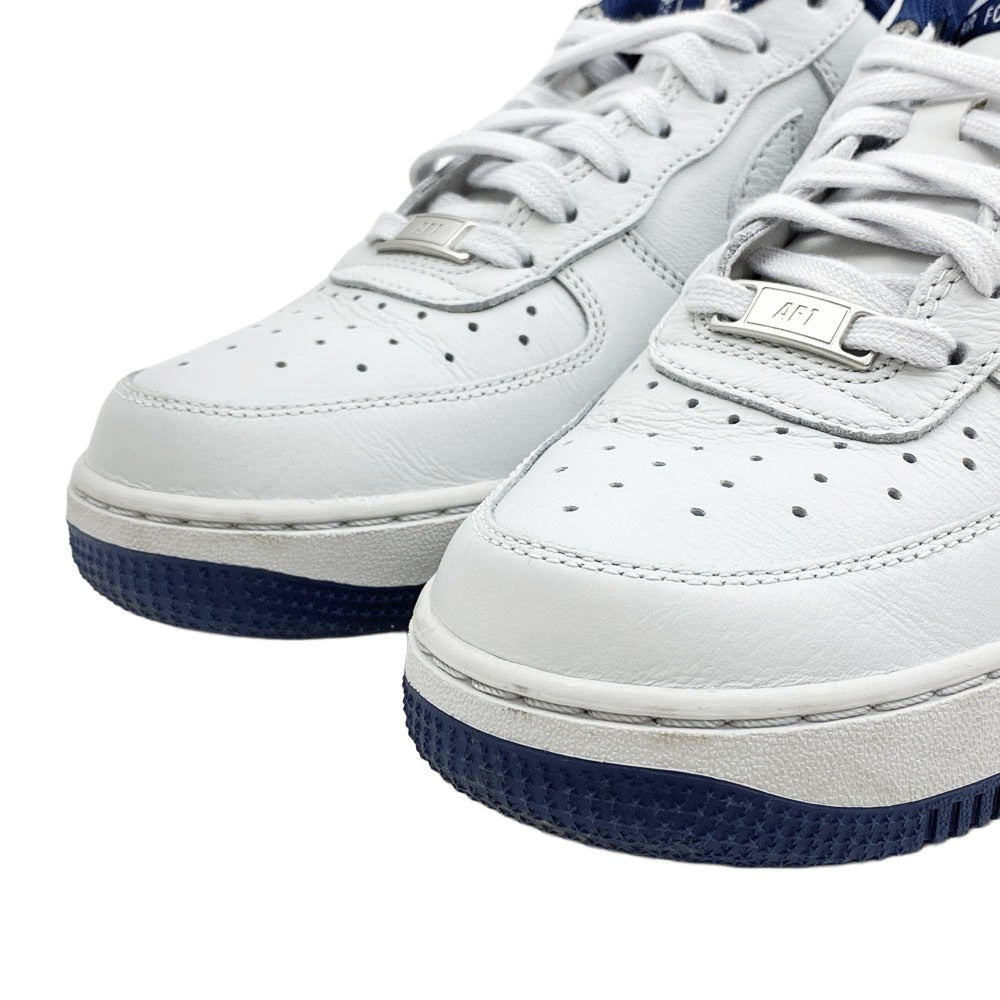 NIKE ナイキ HM9483-001 AIR FORCE 1 '07 LV8 PHOTON DUST PHOTON DUST-OBSIDIAN AF1 エアフォースワン ローカット スニーカー ホワイト系 ネイビー系 24cm【中古】