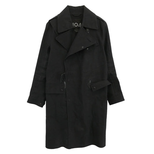 Mackintosh マッキントッシュ 英国製 104シリーズ モーターサイクル ゴム引き コート ジャケット ブラック系 38【中古】