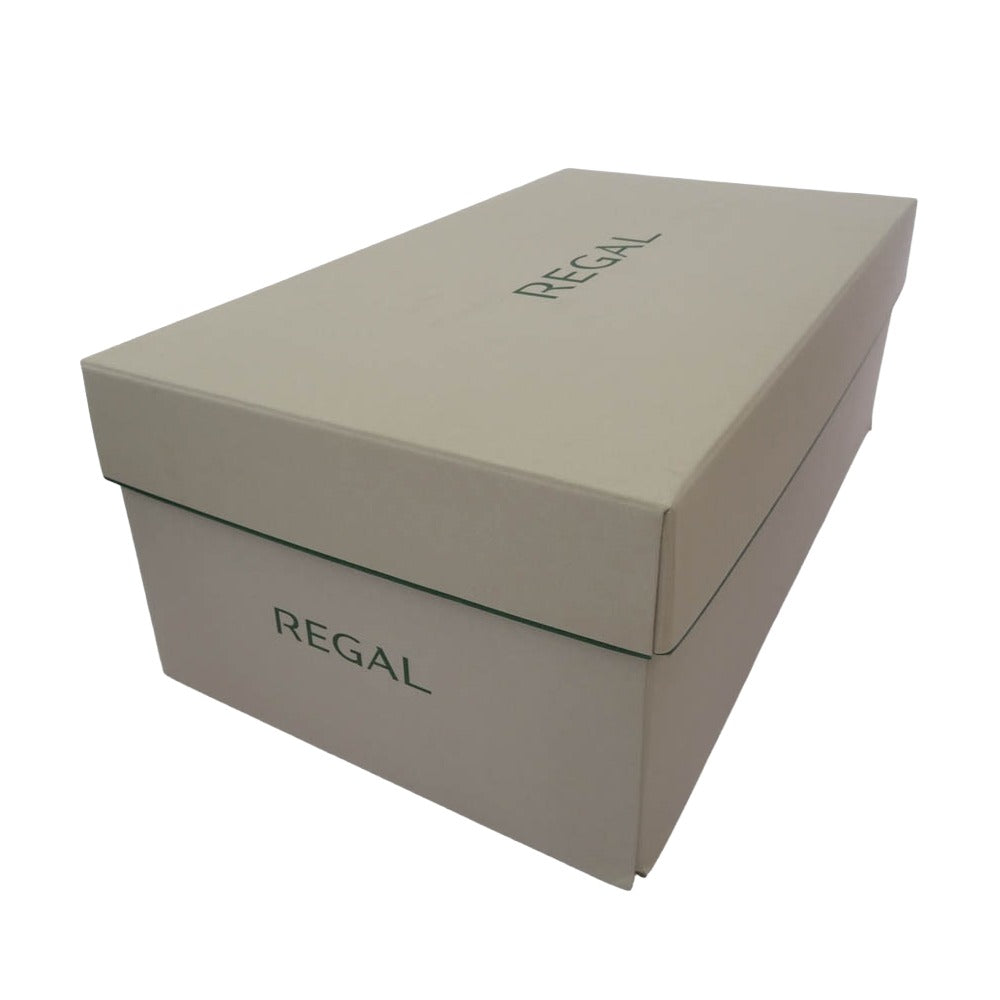 REGAL リーガル 04HLCC EARTH GRIP プレーントウ レザー ドレス シューズ ブラック系 24.5cm【中古】