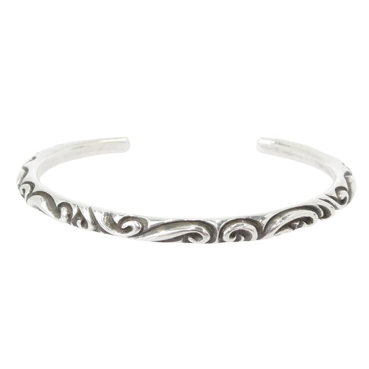 CHROME HEARTS クロムハーツ（原本無） BANGLE SCROLL SCRL スクロールバンド バングル シルバー系【中古】