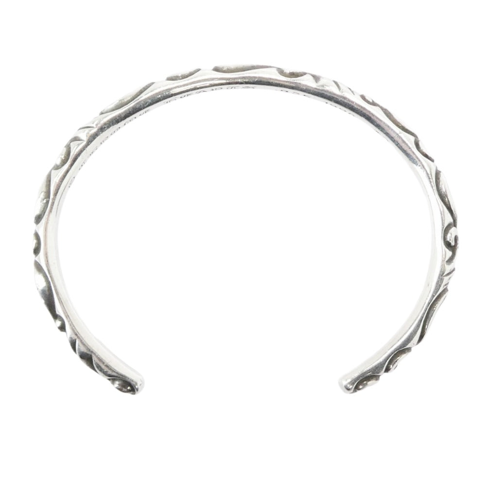 CHROME HEARTS クロムハーツ（原本無） BANGLE SCROLL SCRL スクロールバンド バングル シルバー系【中古】