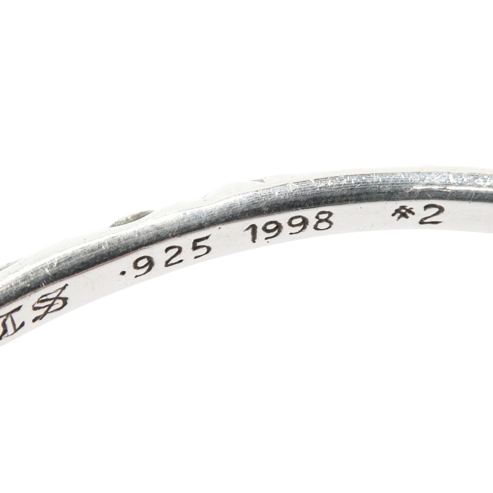 CHROME HEARTS クロムハーツ（原本無） BANGLE SCROLL SCRL スクロールバンド バングル シルバー系【中古】