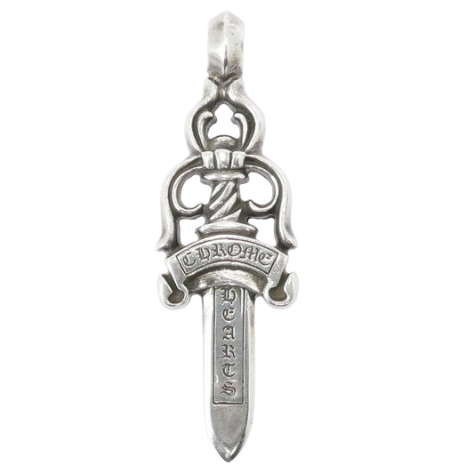 CHROME HEARTS クロムハーツ（原本無） LARGE DAGGER ラージダガー ペンダントトップ シルバー系【中古】