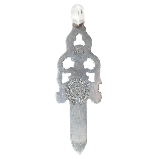 CHROME HEARTS クロムハーツ（原本無） LARGE DAGGER ラージダガー ペンダントトップ シルバー系【中古】