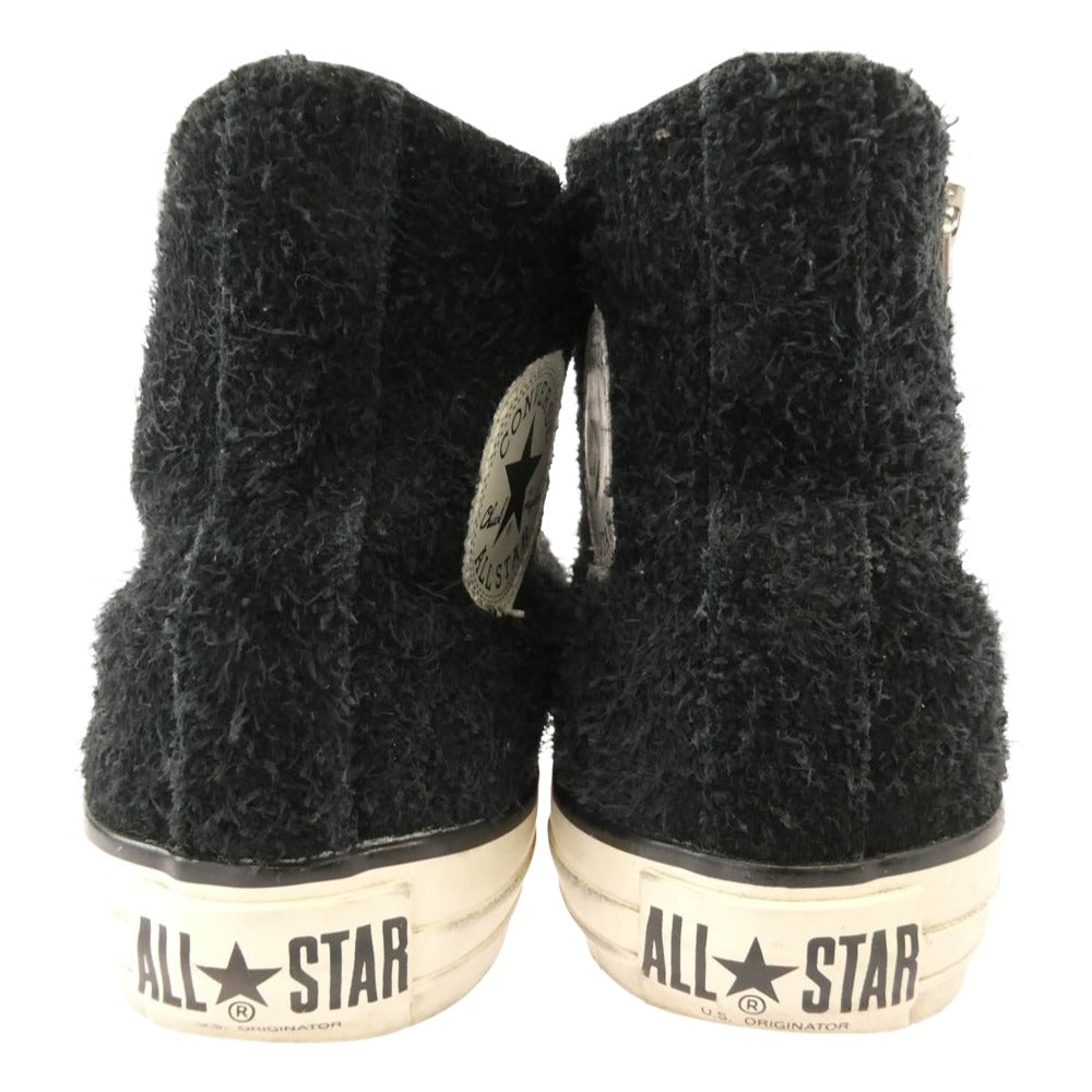 CONVERSE コンバース 1SD239 x SINME シンメ ALL STAR US Z HI サイドジップ ハイカット スニーカー ブラック系 24.5cm【中古】
