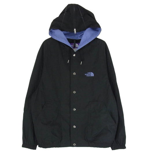 THE NORTH FACE ノースフェイス NP2218N PURPLELABEL パープルレーベル monkey time 別注 65/35 HOOD VARSITY JACKET フード バーシティ ジャケット ブラック系 L【中古】