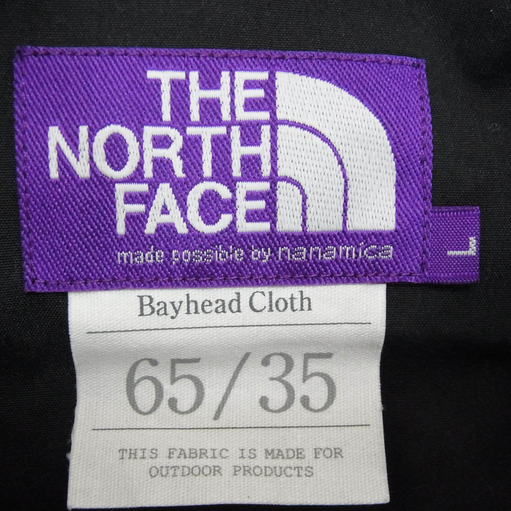 THE NORTH FACE ノースフェイス NP2218N PURPLELABEL パープルレーベル monkey time 別注 65/35 HOOD VARSITY JACKET フード バーシティ ジャケット ブラック系 L【中古】