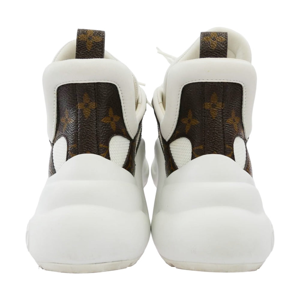 LOUIS VUITTON ルイ・ヴィトン LV モノグラム アークライト スニーカー ホワイト系 36【中古】