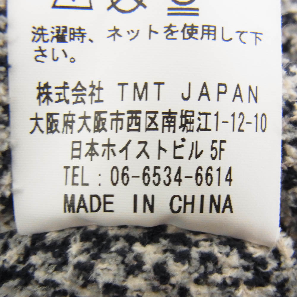 TMT ティーエムティー 24AW TKN-F2401 NATIVE KNIT CARDIGAN ネイティブ ニット カーディガン ネイビー系 L【中古】