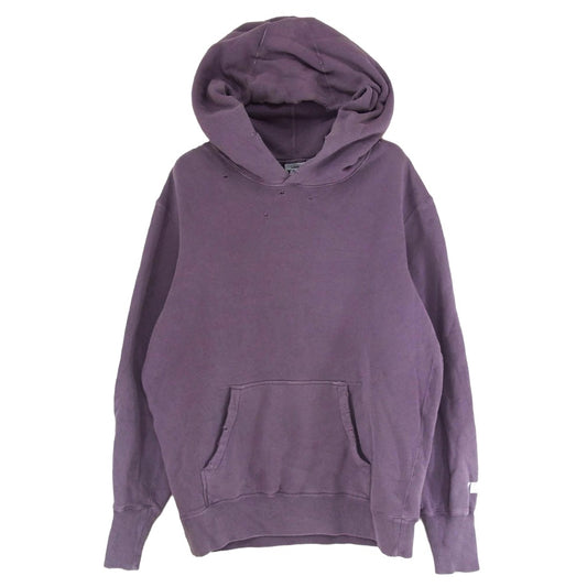 TMT ティーエムティー TSW-S2505 VINTAGE SWEAT HOODIE ヴィンテージ 加工 スウェット パーカー パープル系 L【中古】