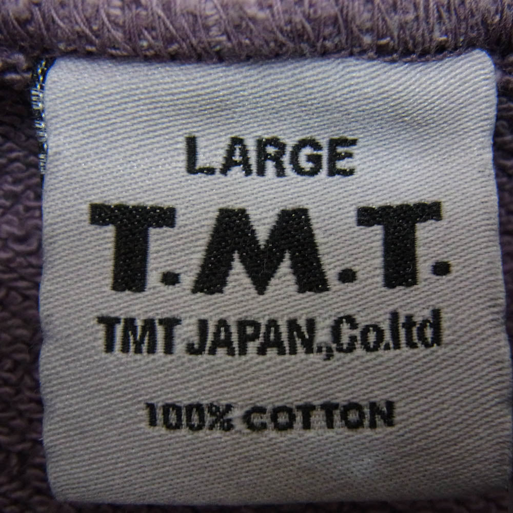 TMT ティーエムティー TSW-S2505 VINTAGE SWEAT HOODIE ヴィンテージ 加工 スウェット パーカー パープル系 L【中古】