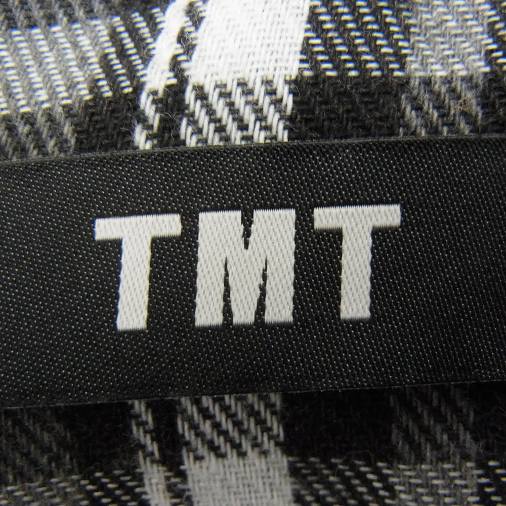 TMT ティーエムティー 23AW TSH-F2307 WOOLY PLAID SHIRTS ウーリー ワーク チェック 長袖 シャツ グレー系 L【中古】