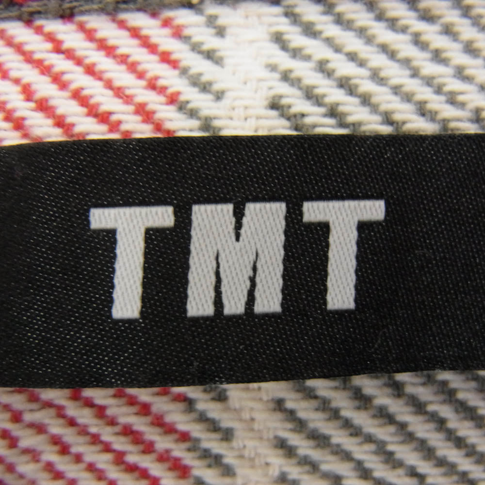 TMT ティーエムティー 24SS TSH-S2403 HEAVY TWILL PLAID SHIRTS ネル チェック 長袖 シャツ レッド系 L【中古】