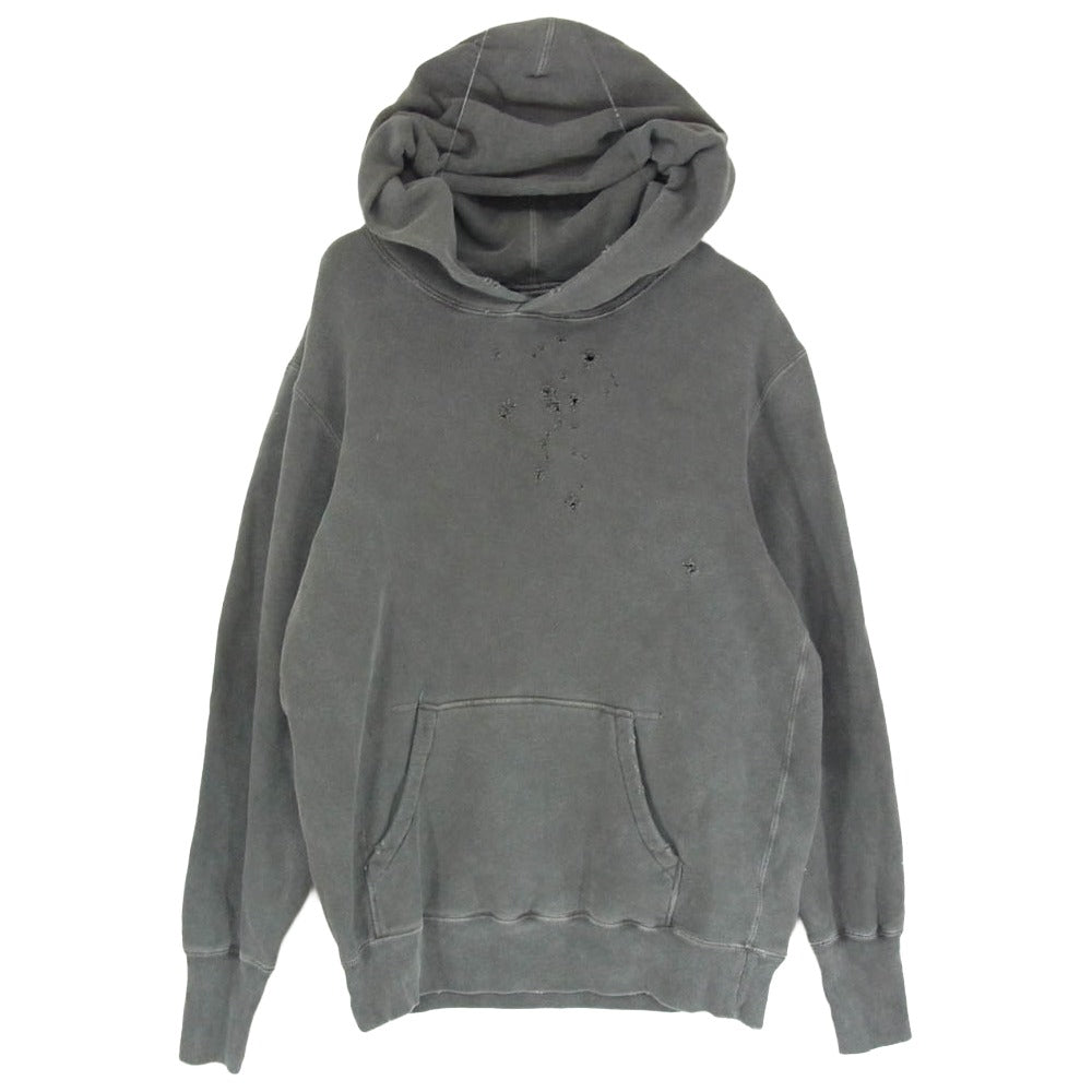 TMT ティーエムティー TSW-S2306 VINTAGE SWEAT HOODIE ヴィンテージ 加工 スウェット パーカー グレー系 L【中古】