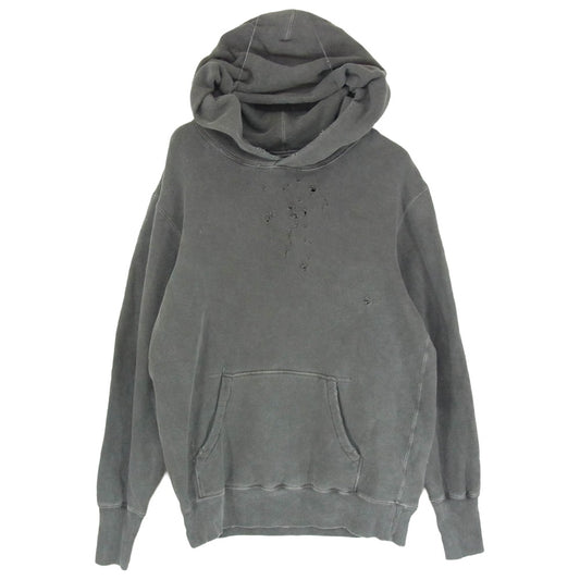 TMT ティーエムティー TSW-S2306 VINTAGE SWEAT HOODIE ヴィンテージ 加工 スウェット パーカー グレー系 L【中古】