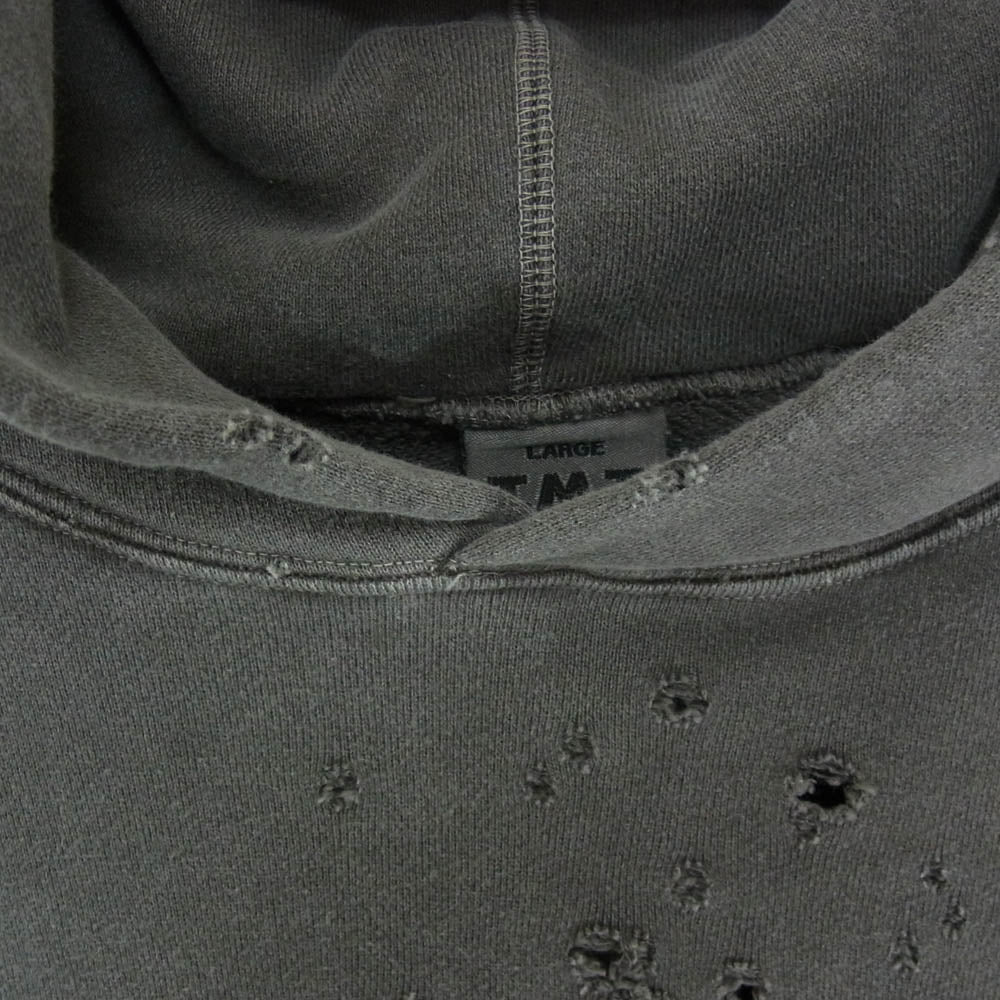 TMT ティーエムティー TSW-S2306 VINTAGE SWEAT HOODIE ヴィンテージ 加工 スウェット パーカー グレー系 L【中古】