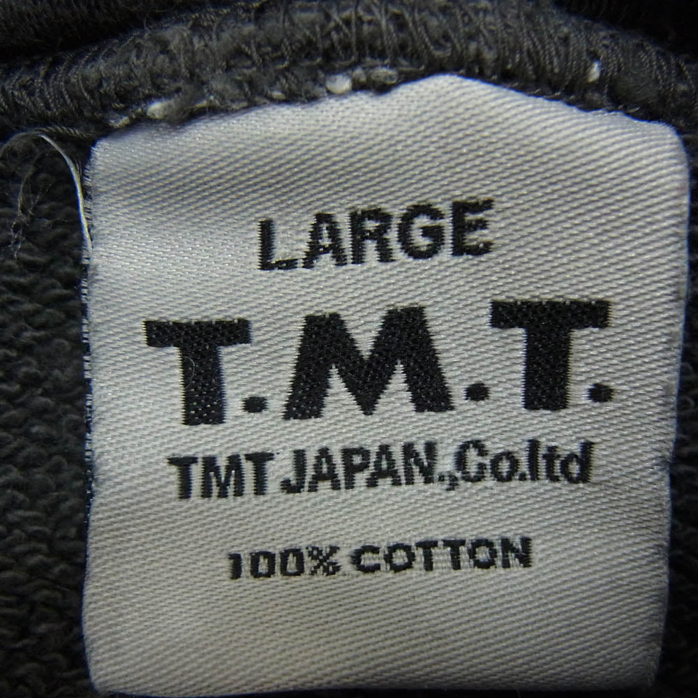 TMT ティーエムティー TSW-S2505 VINTAGE SWEAT HOODIE ヴィンテージ 加工 スウェット パーカー グレー系 L【中古】