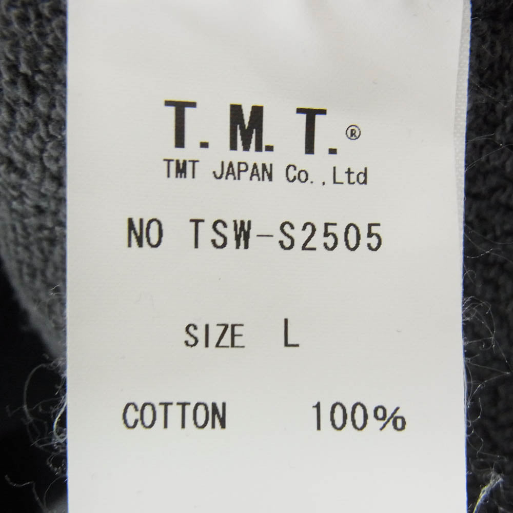 TMT ティーエムティー TSW-S2505 VINTAGE SWEAT HOODIE ヴィンテージ 加工 スウェット パーカー グレー系 L【中古】