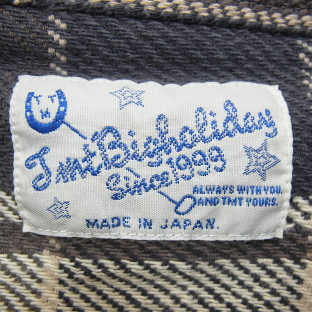 TMT ティーエムティー 22SS TSH-S2206 VINTAGE PLAID SHIRTS ネル チェック 長袖 シャツ グレー系 L【中古】