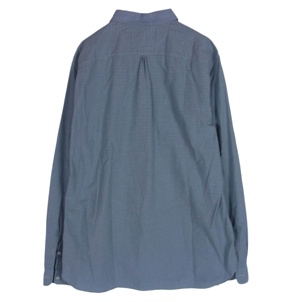 RRL ダブルアールエル チェック 長袖 シャツ ライトブルー系 M【中古】