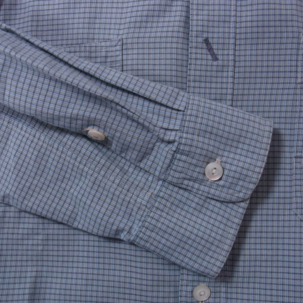 RRL ダブルアールエル チェック 長袖 シャツ ライトブルー系 M【中古】