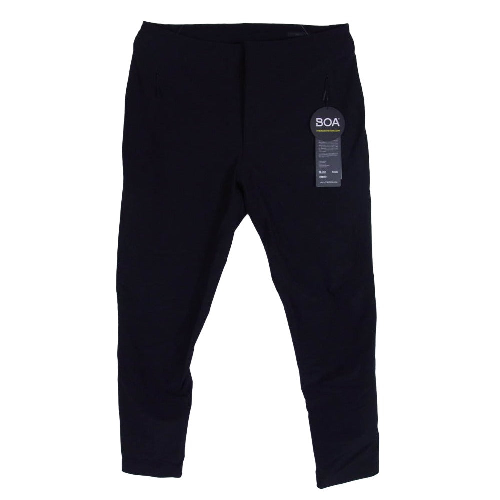 DESCENTE デサント DAMOGD92 ALLTERRAIN オルテライン HIGH STRERCH WIDE-LEG PANTS ストレッチ パンツ ブラック系 34【中古】