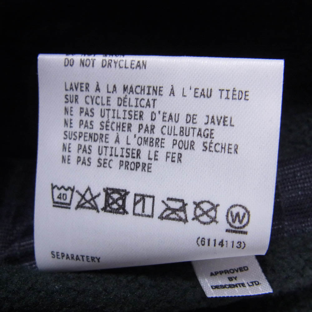 DESCENTE デサント DAMOGD92 ALLTERRAIN オルテライン HIGH STRERCH WIDE-LEG PANTS ストレッチ パンツ ブラック系 34【中古】