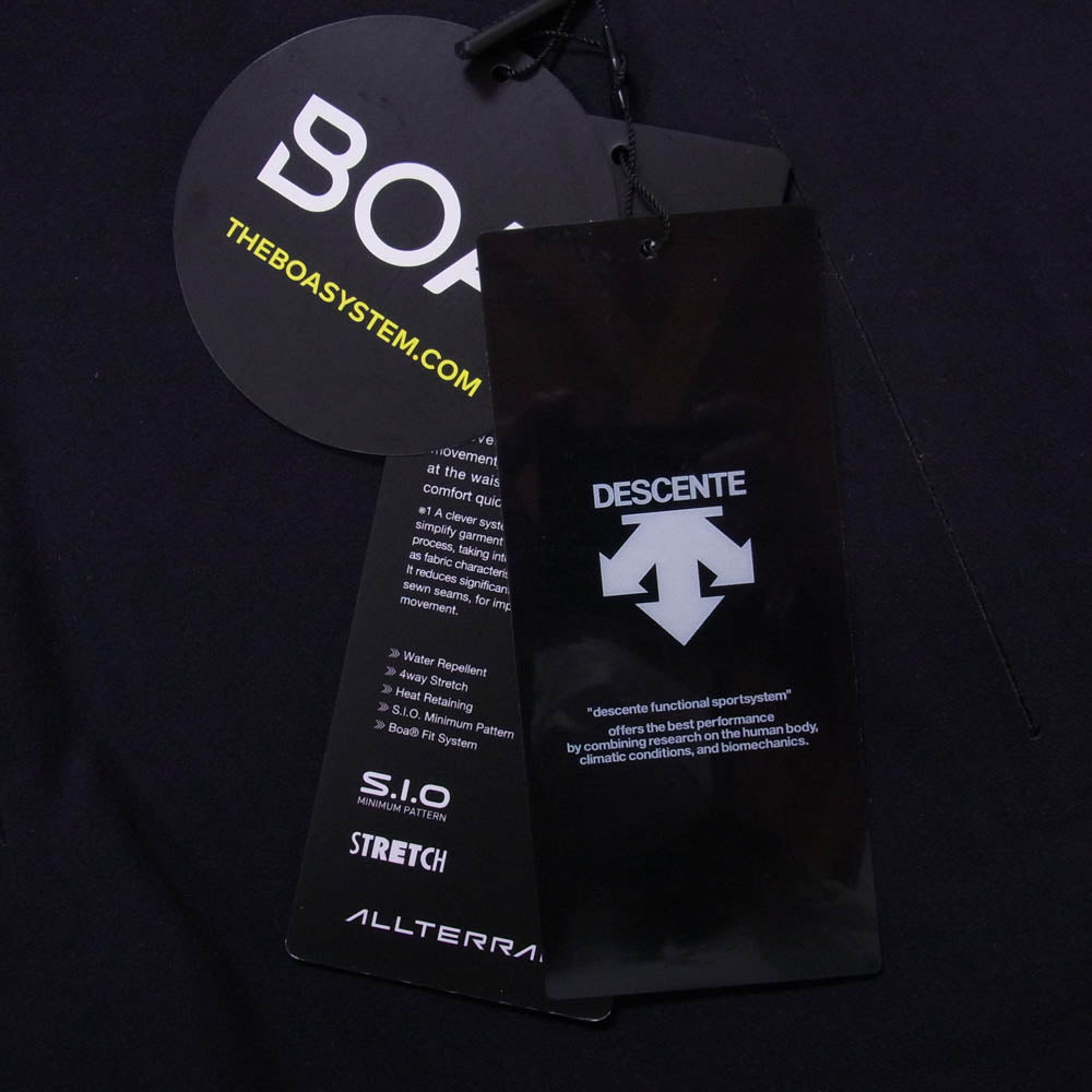 DESCENTE デサント DAMOGD92 ALLTERRAIN オルテライン HIGH STRERCH WIDE-LEG PANTS ストレッチ パンツ ブラック系 34【中古】