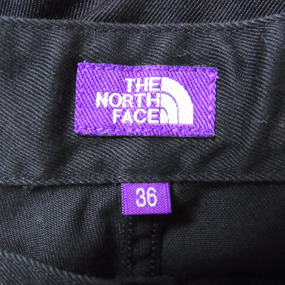 THE NORTH FACE ノースフェイス NT5352N PURPLE LABEL パープルレーベル チノ ワイド テーパード フィールド パンツ ネイビー ダークネイビー系 36【中古】
