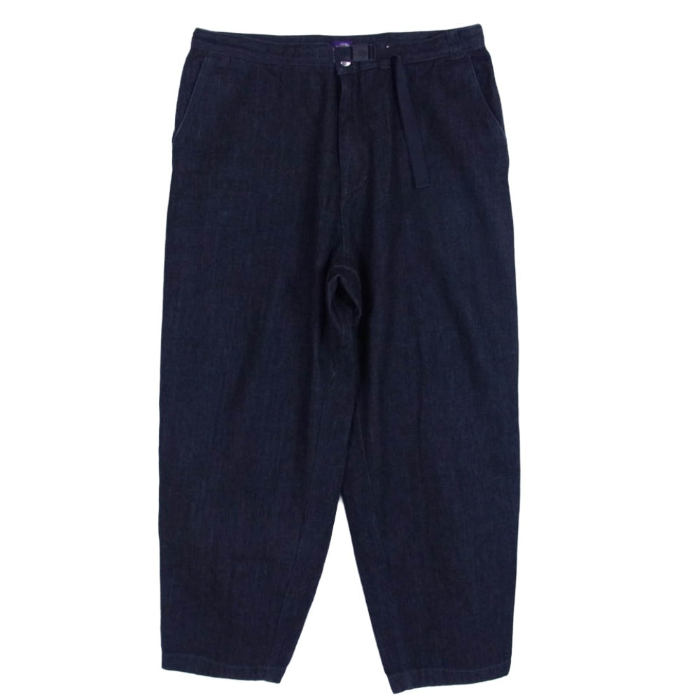 THE NORTH FACE ノースフェイス NT5357N PURPLE LABEL パープルレーベル Denim Wide Tapered Field Pants Indigo Bleach デニム ワイド テーパード フィールド パンツ インディゴ インディゴブルー系 36【中古】
