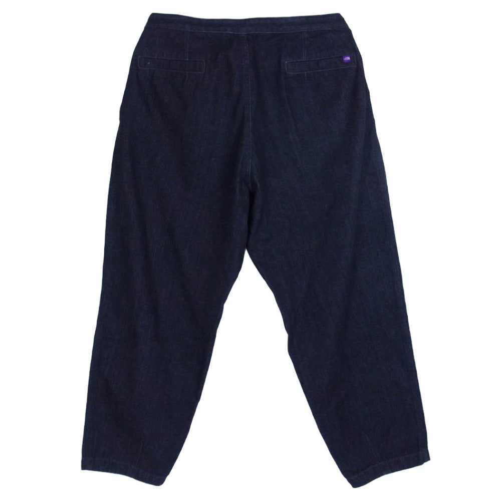 THE NORTH FACE ノースフェイス NT5357N PURPLE LABEL パープルレーベル Denim Wide Tapered Field Pants Indigo Bleach デニム ワイド テーパード フィールド パンツ インディゴ インディゴブルー系 36【中古】