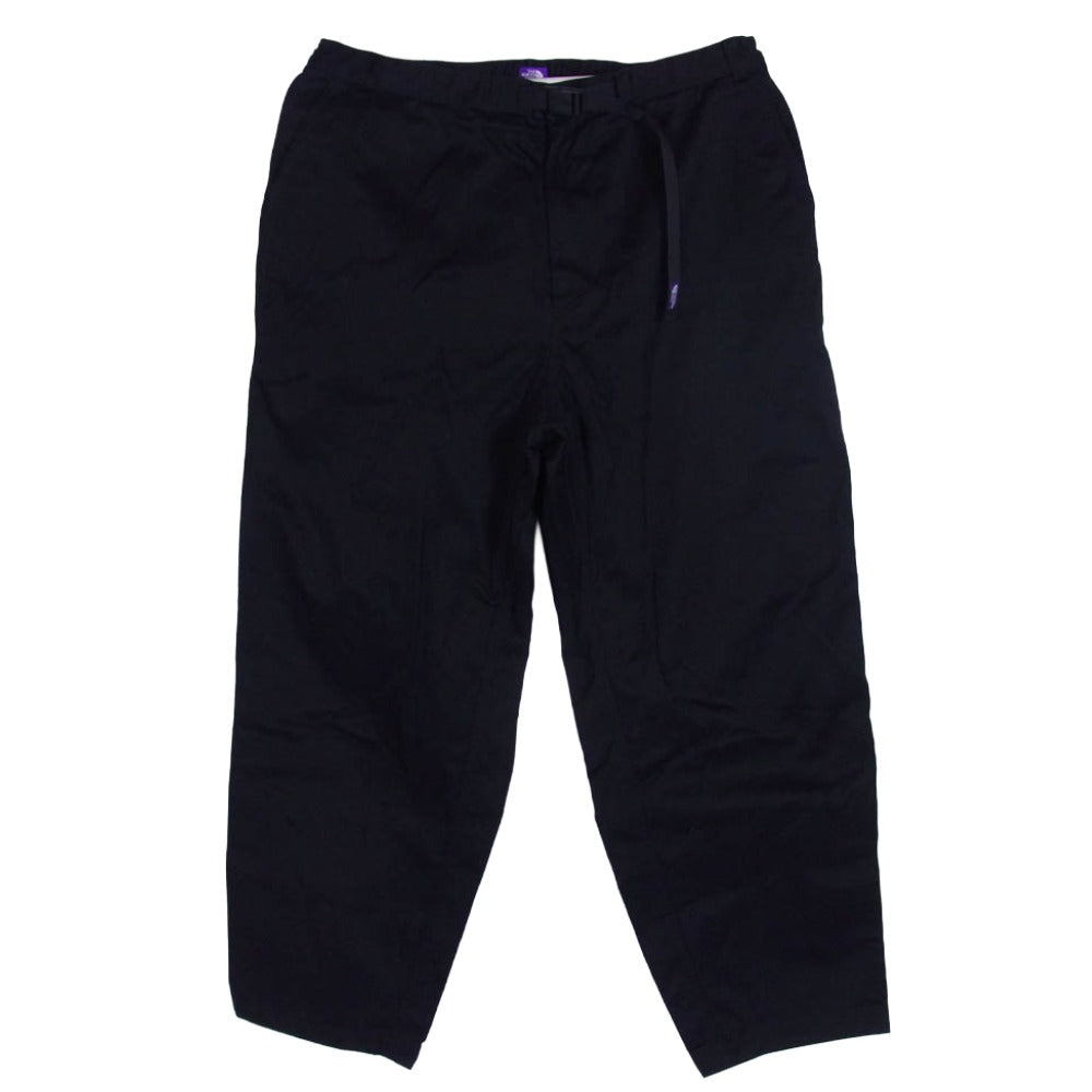 THE NORTH FACE ノースフェイス NT5352N PURPLE LABEL パープルレーベル チノ ワイド テーパード フィールド パンツ ブラック ブラック系 36【中古】