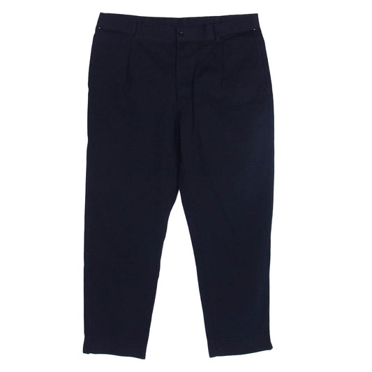 カヴァル コットン タック パンツ ネイビー系 M【中古】