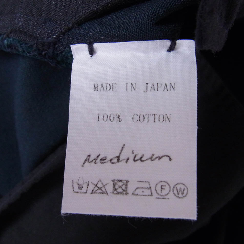 カヴァル コットン タック パンツ ネイビー系 M【中古】