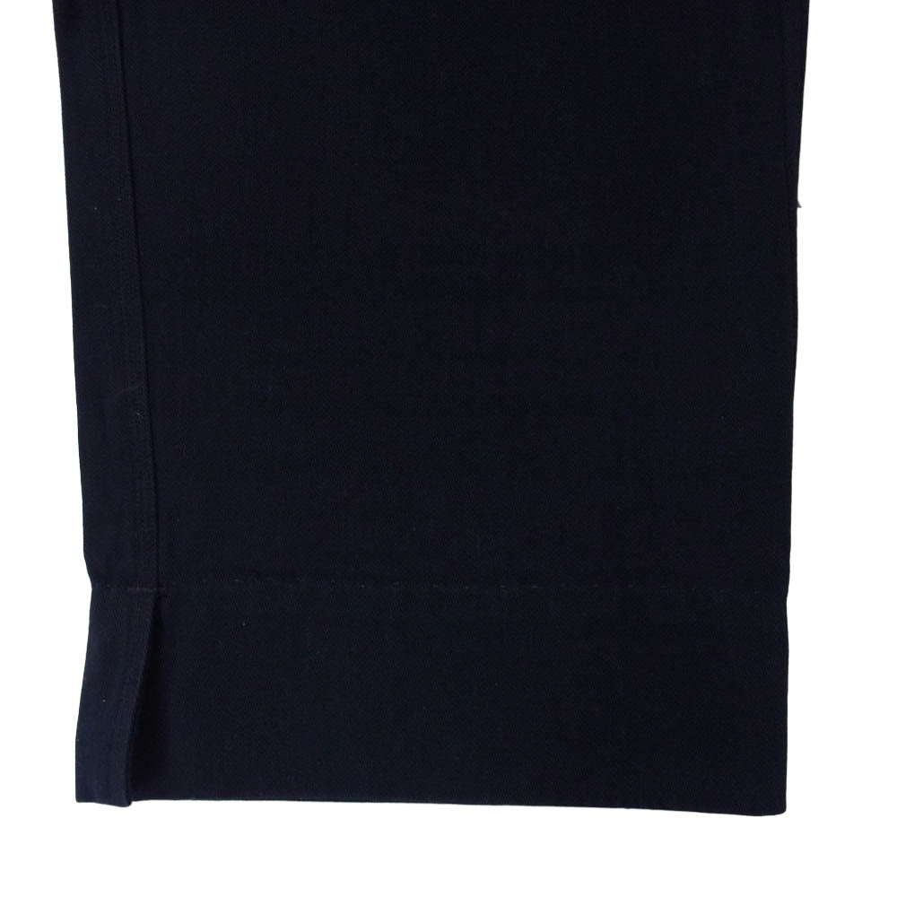 カヴァル コットン タック パンツ ネイビー系 M【中古】