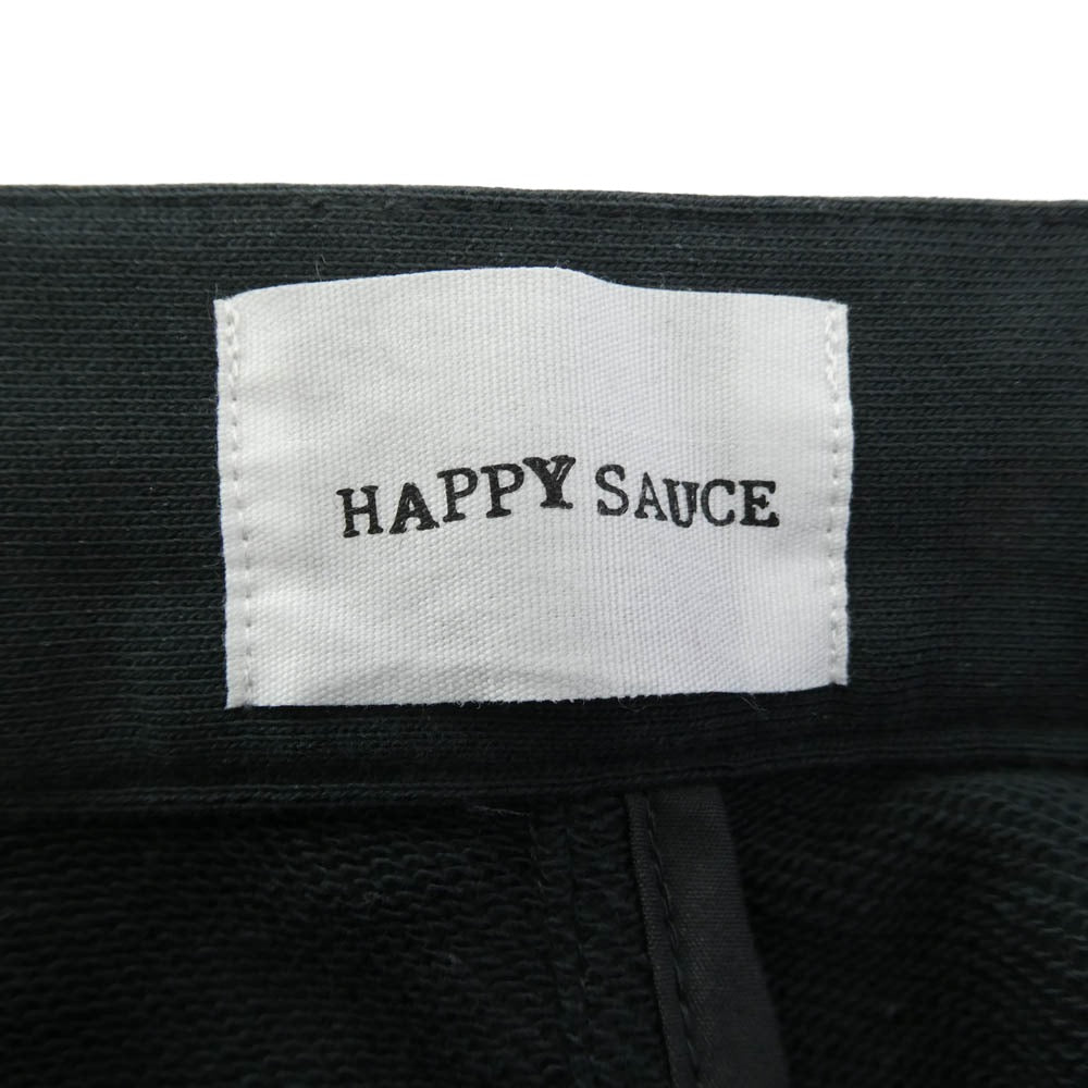 ハッピーソース HSP001 WIDE SWEAT PANTS ワイド スウェット パンツ ブラック系 L【中古】